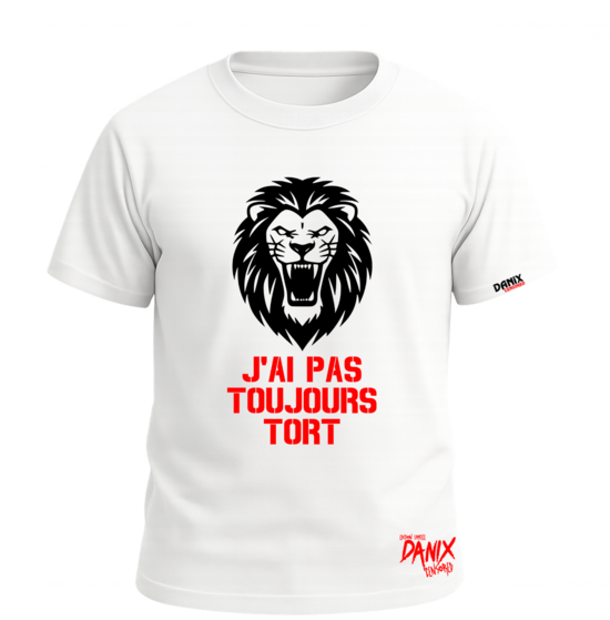 Tshirt J'ai pas toujours tort [DANIX CENSORED]
